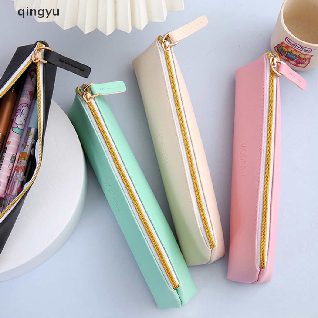 Túi Đựng Bút Bằng Da PU Xinh Xắn Dành Cho Học Sinh