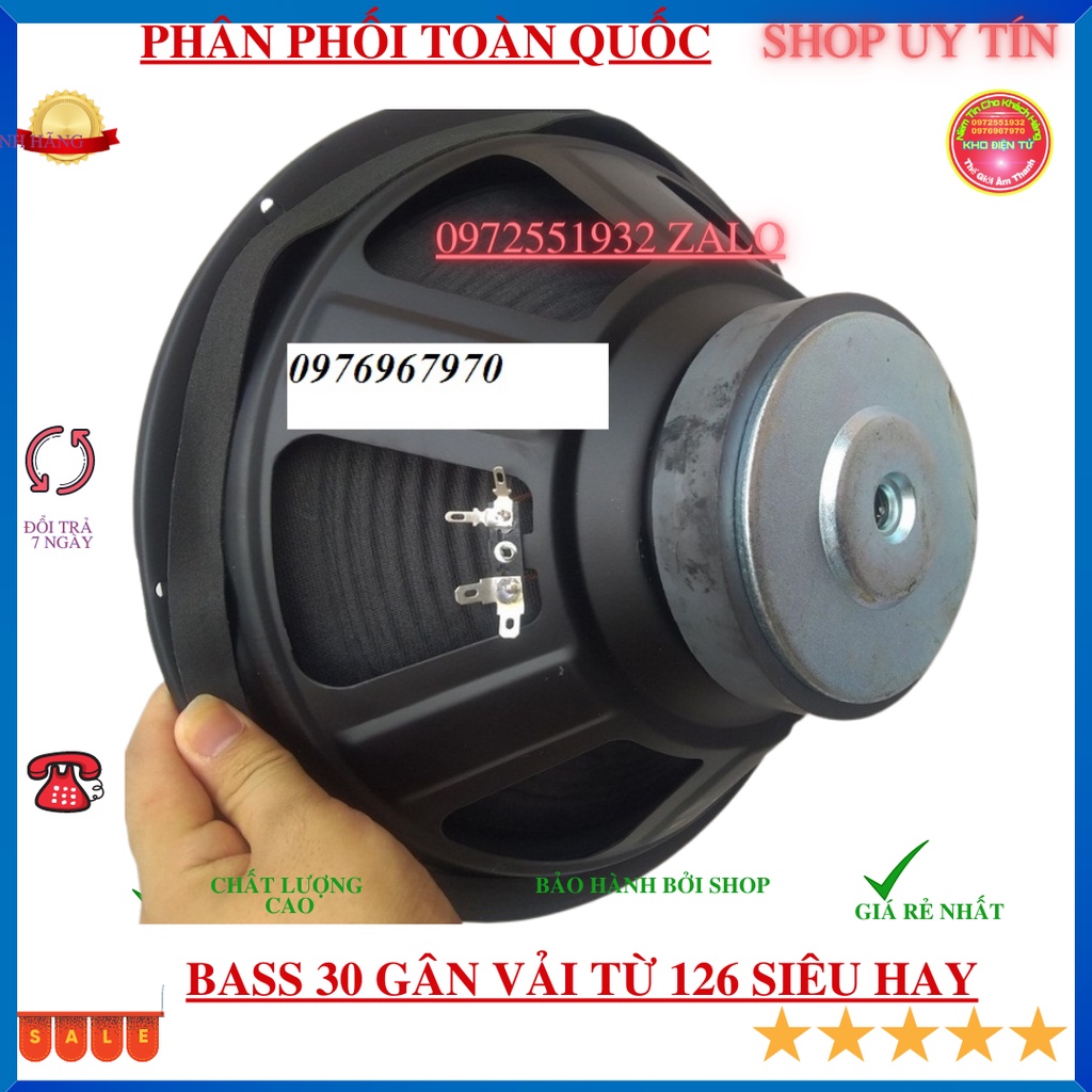 Củ loa bass  30 siêu căng giá rẻ - giá 1 chiếc
