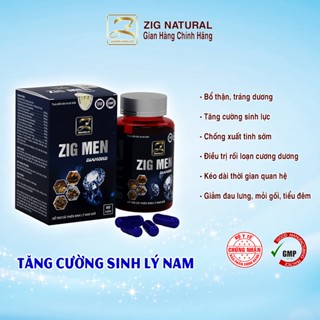ZIG MEN Diamond, 60 viên, tăng cường sinh lý nam giới, an toàn hiệu quả chính hãng
