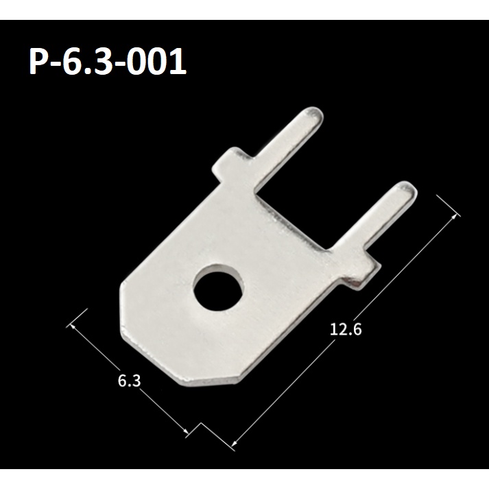 Combo 5 cái Đầu cos hàn bảng mạch PCB 6.3mm dày 0.8mm các loại (Click vào phân loại để xem hình của sp)