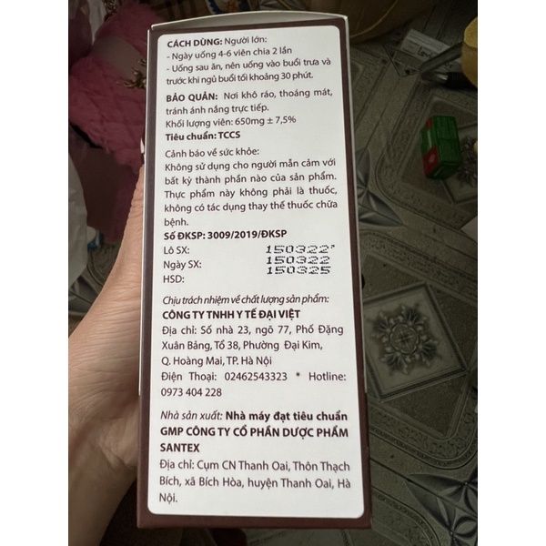 Viên tiểu đêm AN GIẤC VƯƠNG