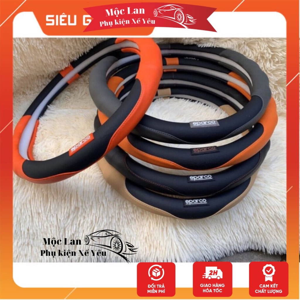 ✅Xe tải size to 38-40-42-45 Bọc Vô Lăng Sparco Dành Cho Xe Tải [ kích thước 40cm-42cm -45cm-50cm