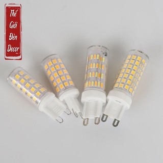 Bóng led đui g9 , g4 lắp đèn chùm thả decor , bóng đèn cắm