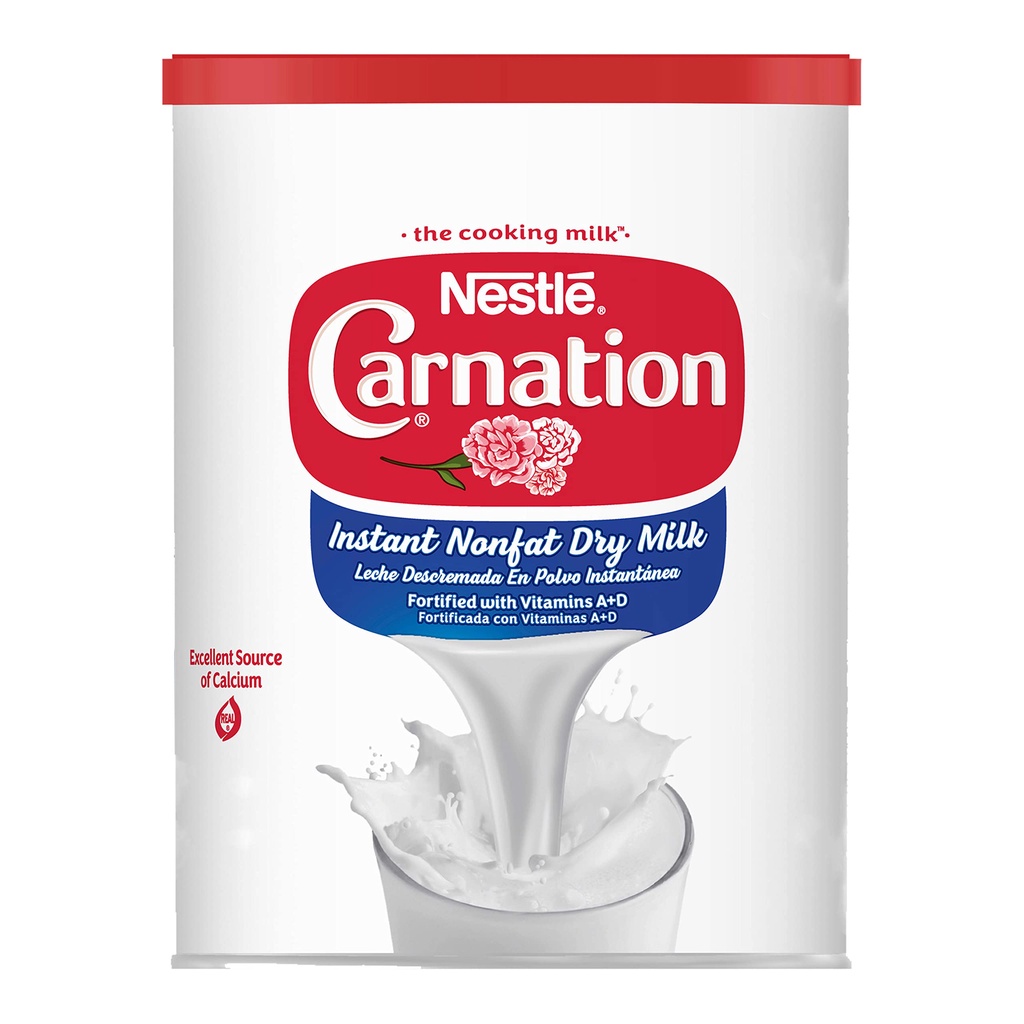 Sữa khô không béo the cooking milk Nestle Carnation Instant Nonfat Dry Milk 272g, 645g của Mỹ