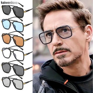 Kính mát gọng vuông phong cách Avengers Tony Stark 3 cho nam