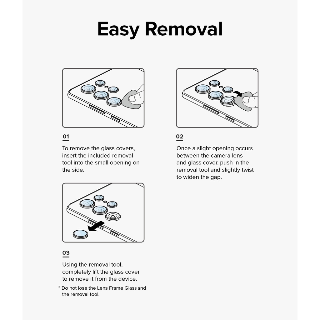 Hợp kim nhôm RINGKE cho khung bảo vệ ống kính máy ảnh Galaxy S23 Ultra