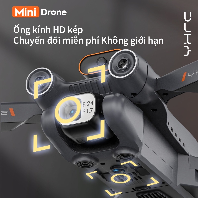 Flycam P12 Pro ✅Update 2023✅, Drone mini, Fly cam có camera 4k - động cơ không chổi than - hàng chính hãng | BigBuy360 - bigbuy360.vn