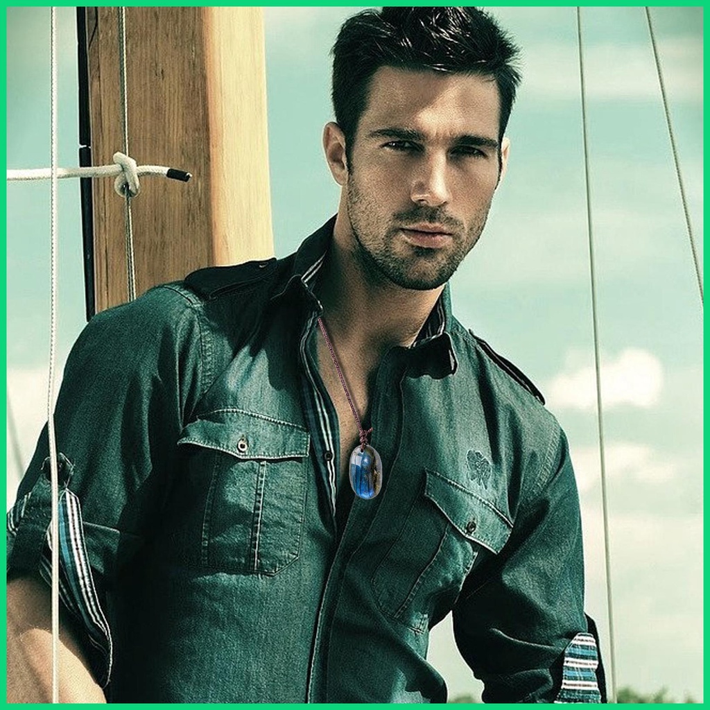 Mặt Dây Chuyền Bằng Đá Labradorite Tự Nhiên Hình Giọt Nước