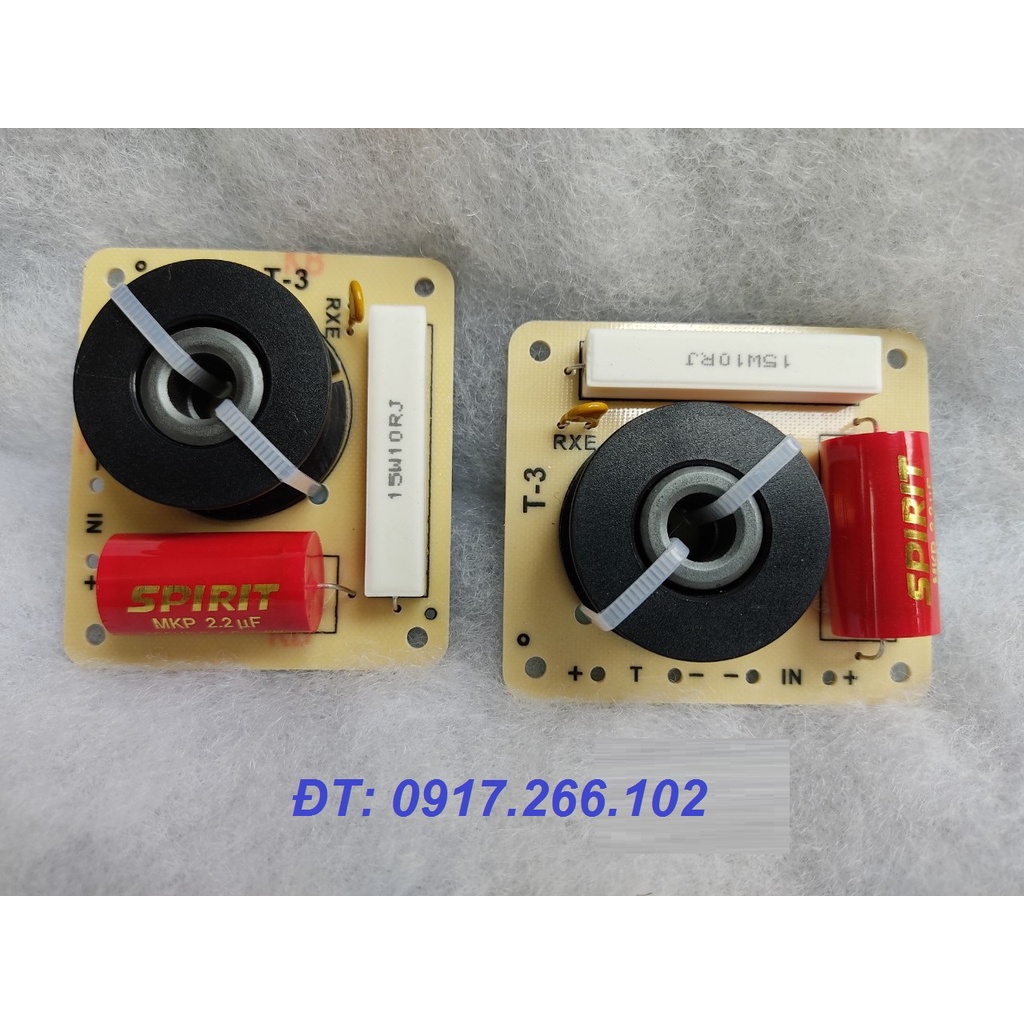 2 CÁI MẠCH PHÂN TẦN LOA TREBLE T3 - GIÁ 2 MẠCH