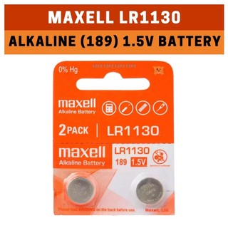 Vỉ 2 viên pin maxell chính hãng lr1130 - 1.5v