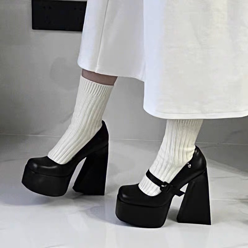 GIÀY CAO GÓT A88 ĐẾ TRỤ TAM GIÁC CAO 10.5CM