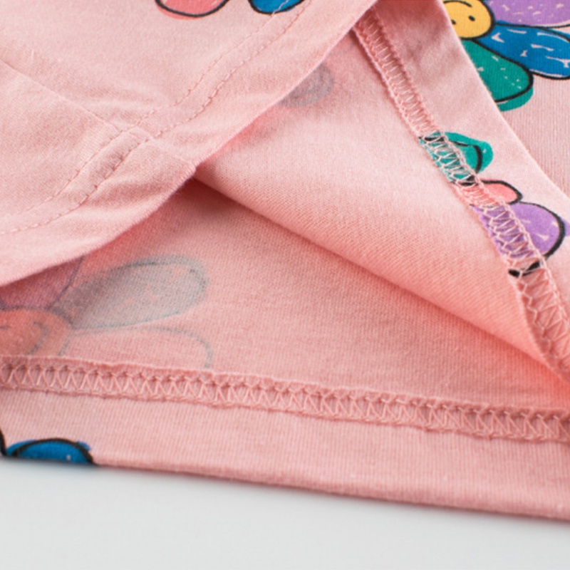 Áo Thun Ngắn Tay In Hình Gấu Hoạt Hình Dễ Thương Cho Bé 2-8 Tuổi