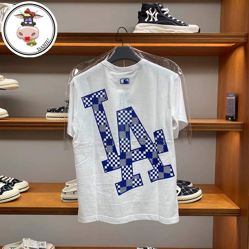 Áo Thun MLB Hàn Quốc Tay Ngắn In Chữ NY 3ATSM80 Thời Trang Xuân Hè Cho Nam Và Nữ