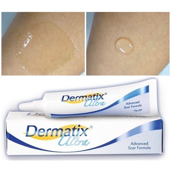 Kem Dermatix Ultra hỗ trợ làm phẳng mềm và mờ sẹo lồi sẹo thâm sẹo phì đại - Bảo vệ da khỏi tia UVA và UVB - Hộp 15 gram