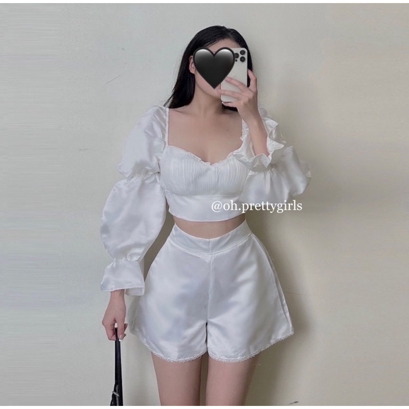 SET ÁO TAY PHỒNG QUẦN SHORT LILI SET