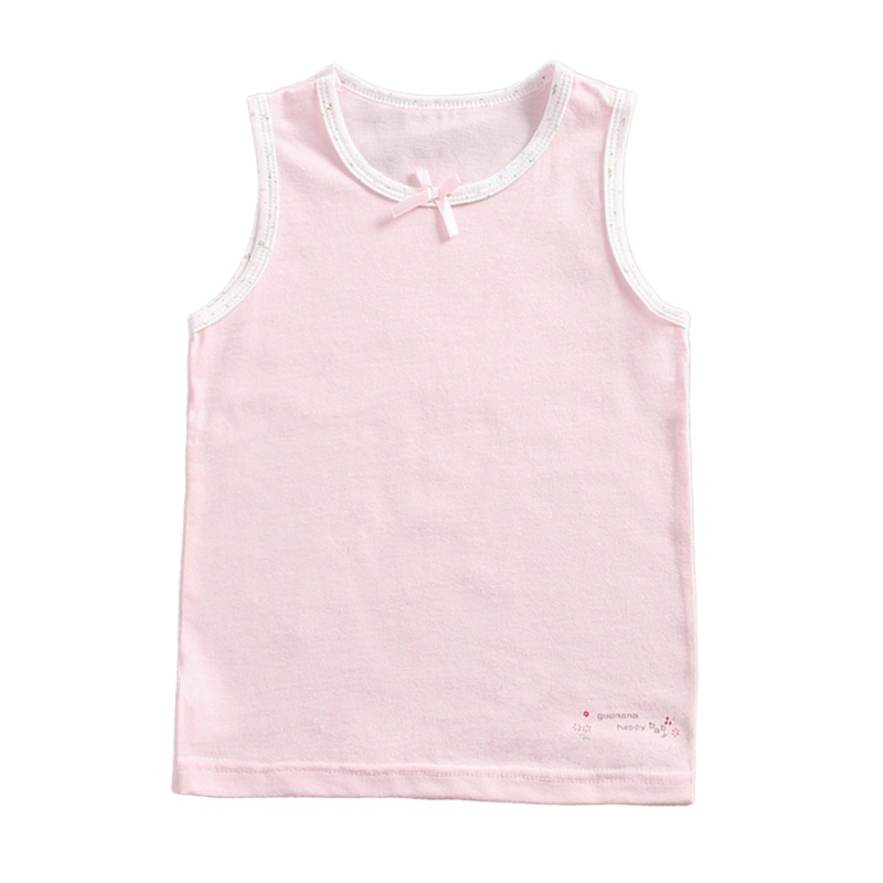 Áo Tank Top Hai Dây Thân Thiện Với Da Thời Trang Mùa Hè Cho Bé Gái 3-8 Tuổi
