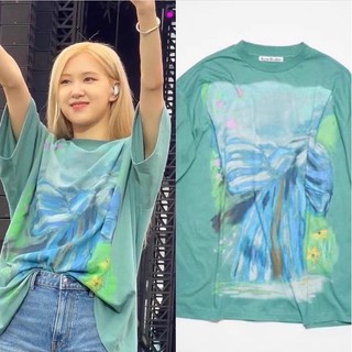 Áo phông sound check màu xanh lá giống Rosé Blackpink Born Pink Tour