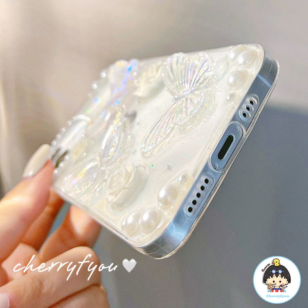 Ốp Điện Thoại Tpu Mềm Trong Suốt Họa Tiết Bướm 3d Dành Cho Iphone 14 13 12 11 Pro Max Xs Xr 8 7 Plus