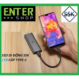 Ổ cứng ssd di động ssk từ 128gb đến 1tb type-c 3.0