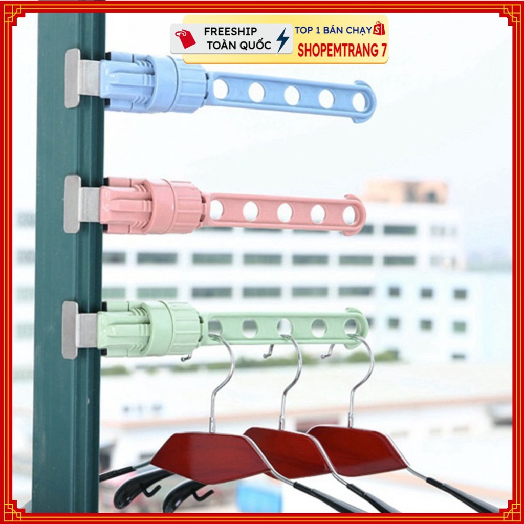 PVN15726 Giá phơi đồ thiết kế 5 lỗ gắn cửa sổ tiện lợi dễ sử dụng T2 .