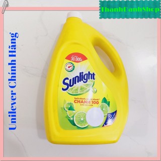 Nước rửa chén Sunlight chanh can 3.6kg