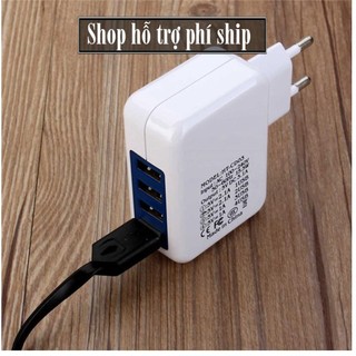 Hỗ trợ Ship- Củ Sạc Nhanh 4 Cổng USB