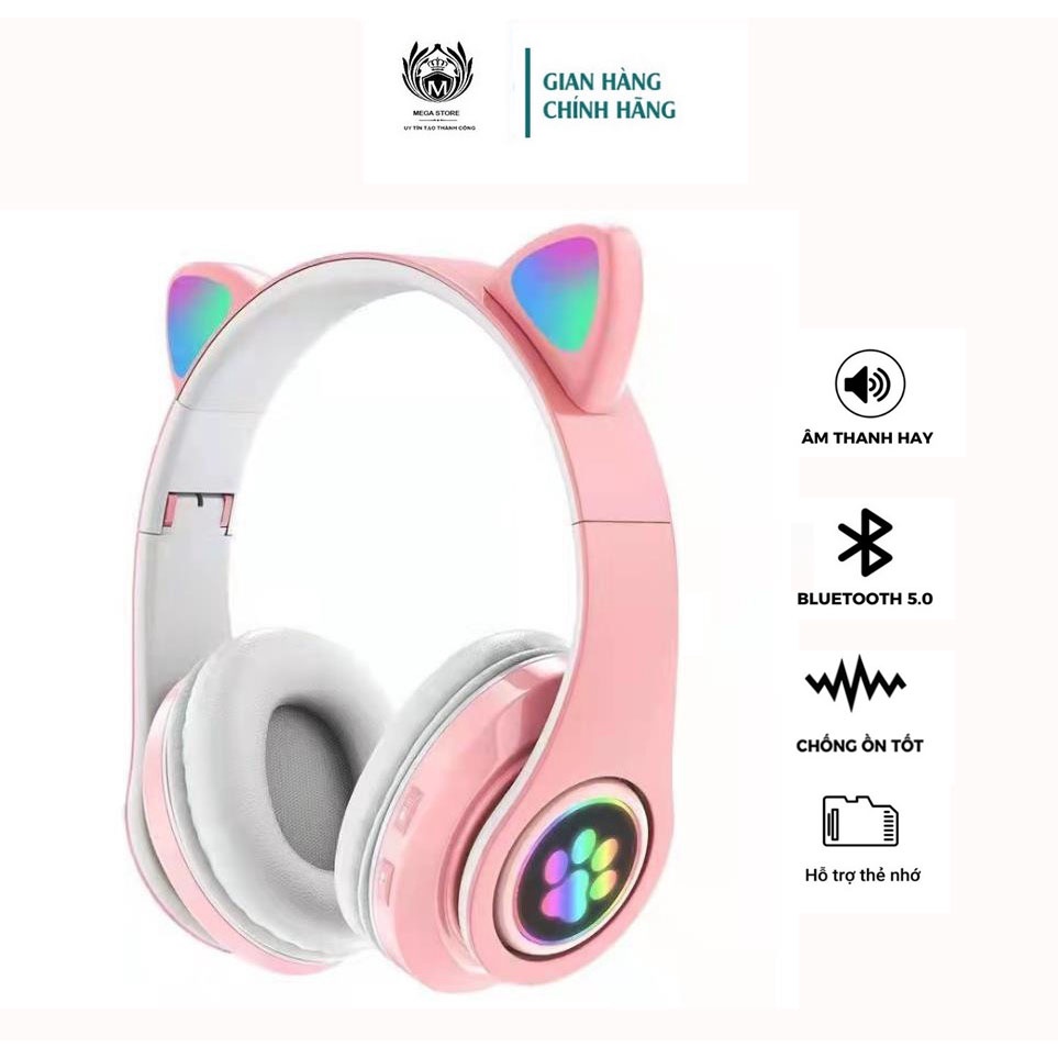 Tai Nghe Không Dây Kết Nối Bluetooth P47 Có Khe Cắm Thẻ Nhớ