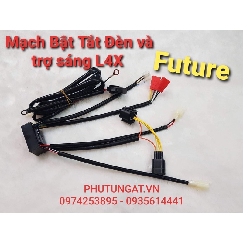 Mạch Bật Tắt Đèn Và Passing Trợ sáng cho xe Future