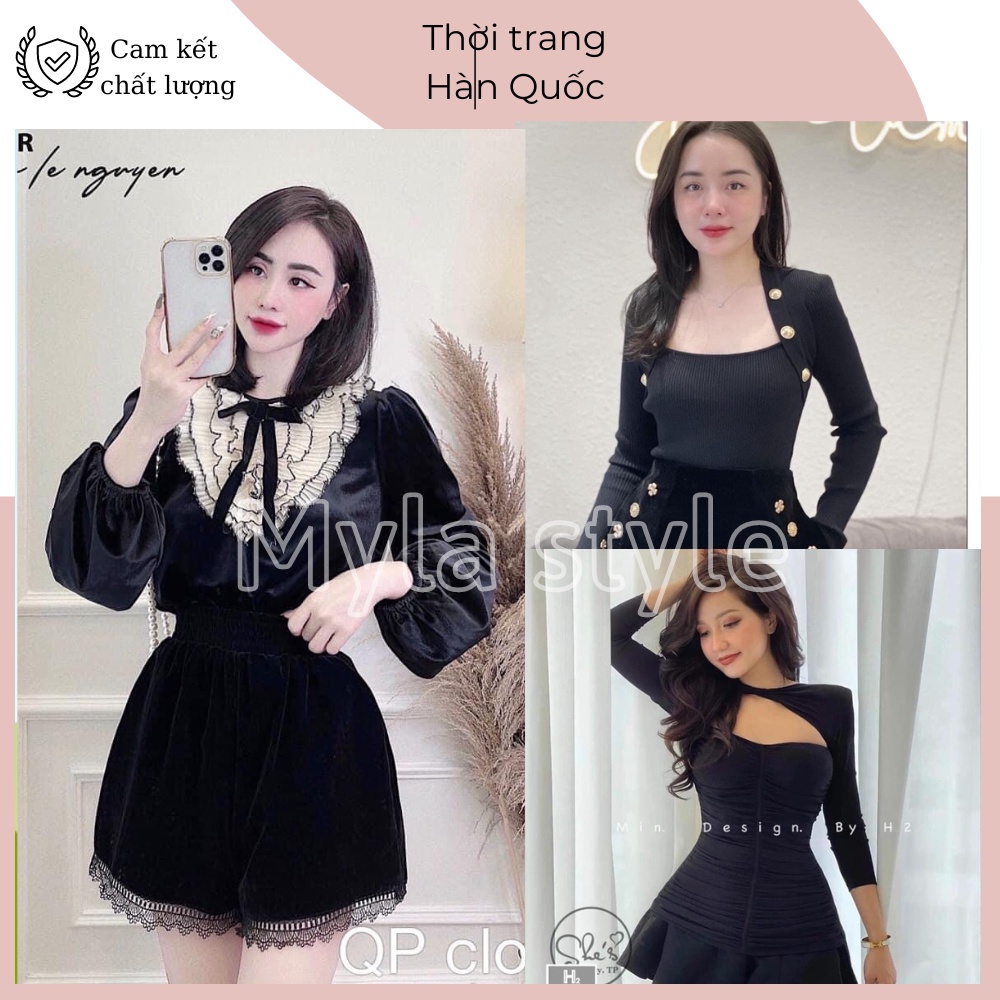 Áo thun kiểu nữ, áo trễ vai nơ tiểu thư, áo xích lệch vạt. áo xoắn ngực sang chảnh loại 1 SALE XẢ
