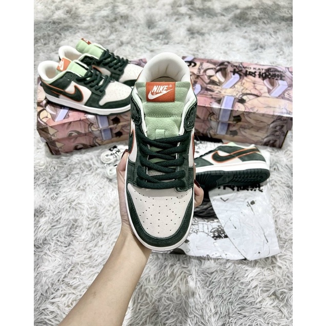 Giày Thể Thao Sneaker Dunk Low Otomo Xanh Rêu - Bản Cao Cấp