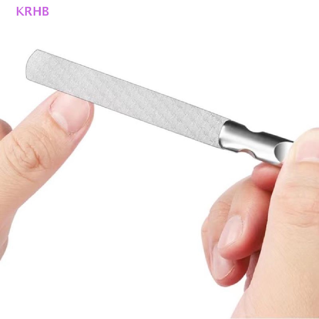 Cây Dũa Móng Hai Mặt Bằng Thép Không Gỉ Chuyên Nghiệp Mới