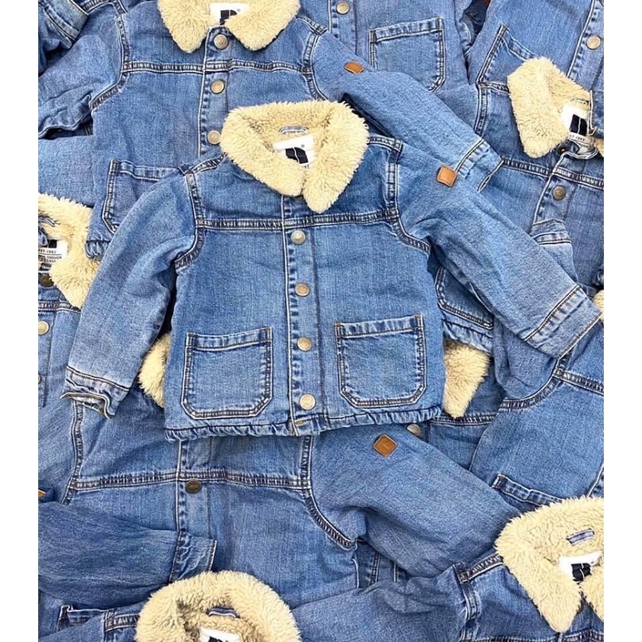 Áo denim GAP, ZARA, NEXT lót lông cừu