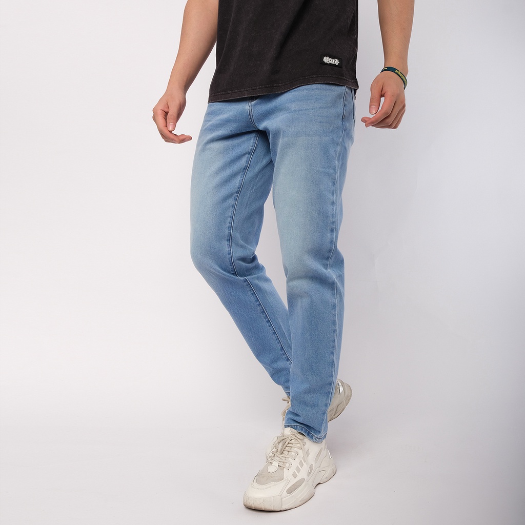 Quần jean nam slimfit Umebay UMJ310, rin bò co giãn form basic skinny trẻ trung