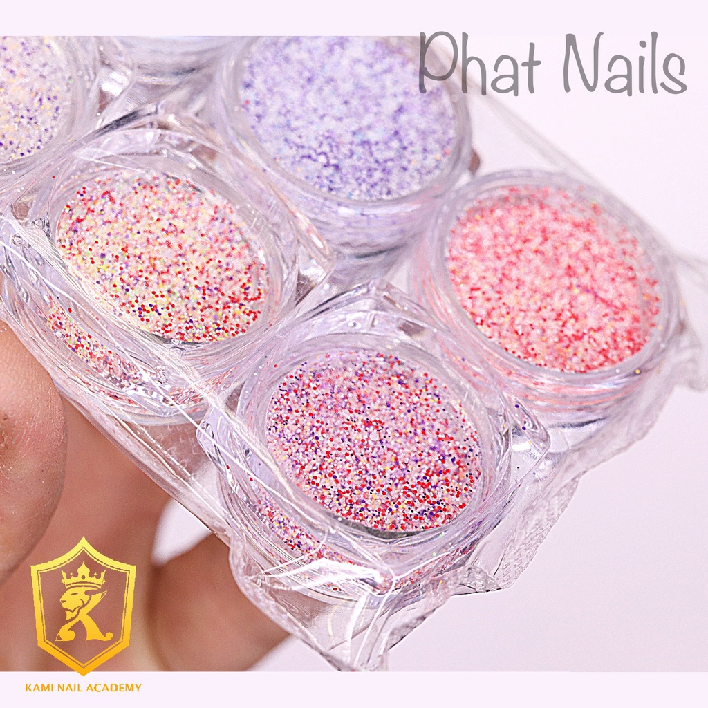 Set nhũ cát dạ 6 màu