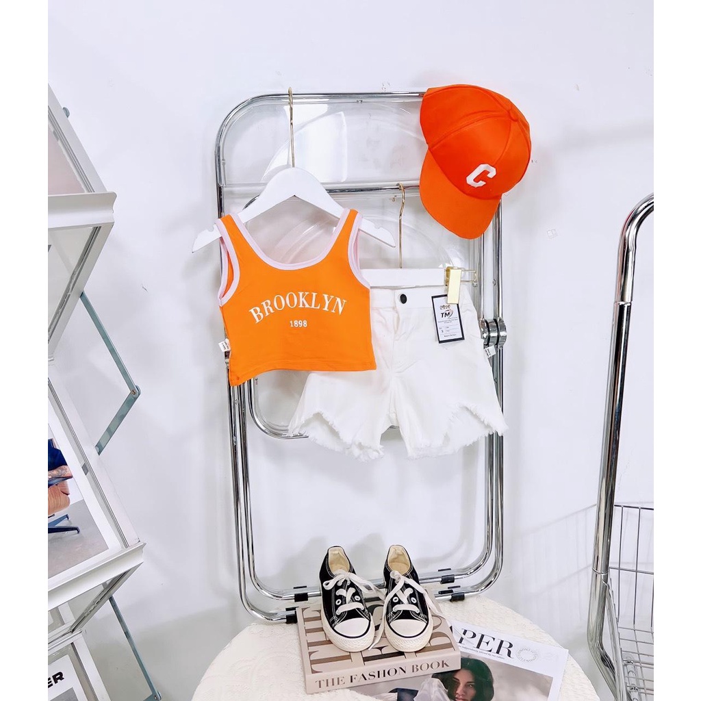 Set Thể Thao 3 Chi Tiết  Dành Cho Bé Gái 10-20kg