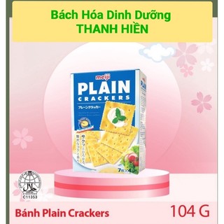 Bánh plain – crackers 104g meiji