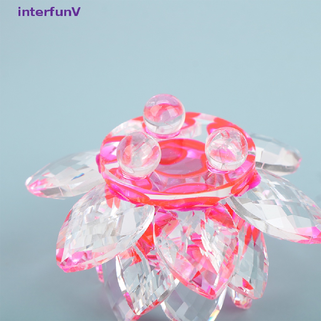 Hoa Sen Pha Lê Thủy Tinh 60mm Trang Trí Nhà Cửa / Tiệc Cưới