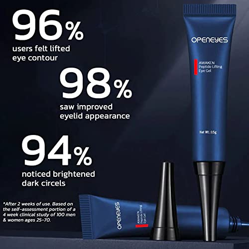 Gel Peptide Nâng Cơ Mắt Chống Nếp Nhăn Làm Săn Chắc Da Loại Bỏ Bọng Mắt / Quầng Thâm