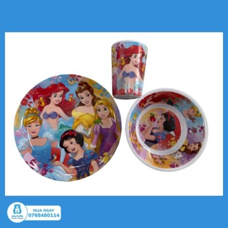 Bộ chén đĩa ly melamine mickey cho bé