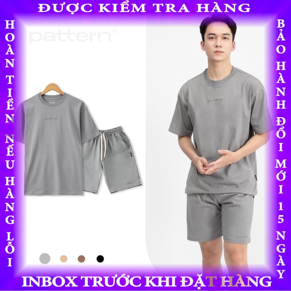 Bộ basic PATTERN Set thể thao cotton 4 màu trơn PB005 letuan