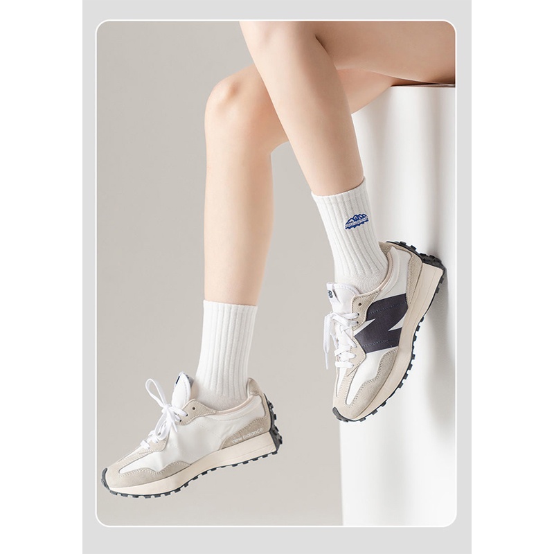 Vớ Cotton Cổ Cao Thoáng Khí Thoải Mái Thời Trang Đường Phố Unisex