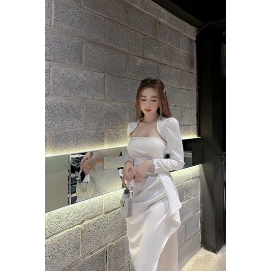 Đầm dự tiệc kiểu dài xẻ bigsize 60kg-95kg🧧🧧