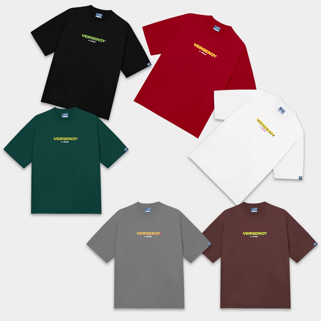 Áo thun nam nữ local brand unisex form rộng tay lỡ Vergency Twist/TWI hàng chính hãng 6 màu sắc