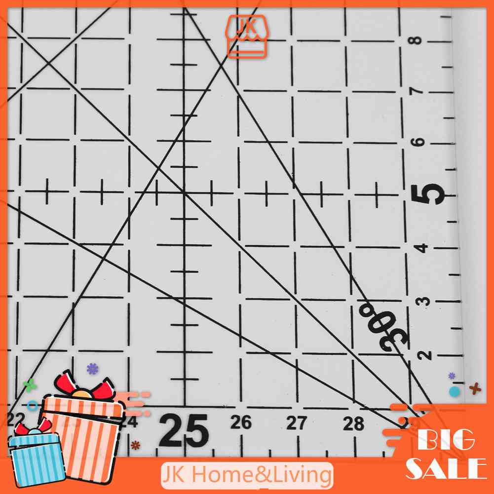 Thước Hình Tam Giác Dày Cỡ Lớn 30X15Cm Chuyên Dùng Trong May Vá