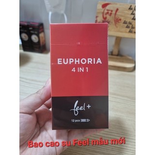 Bao cao su feed 4 in 1 Gân ,Gai ,Giúp quan hệ lâu ra hộp 12 chiếc