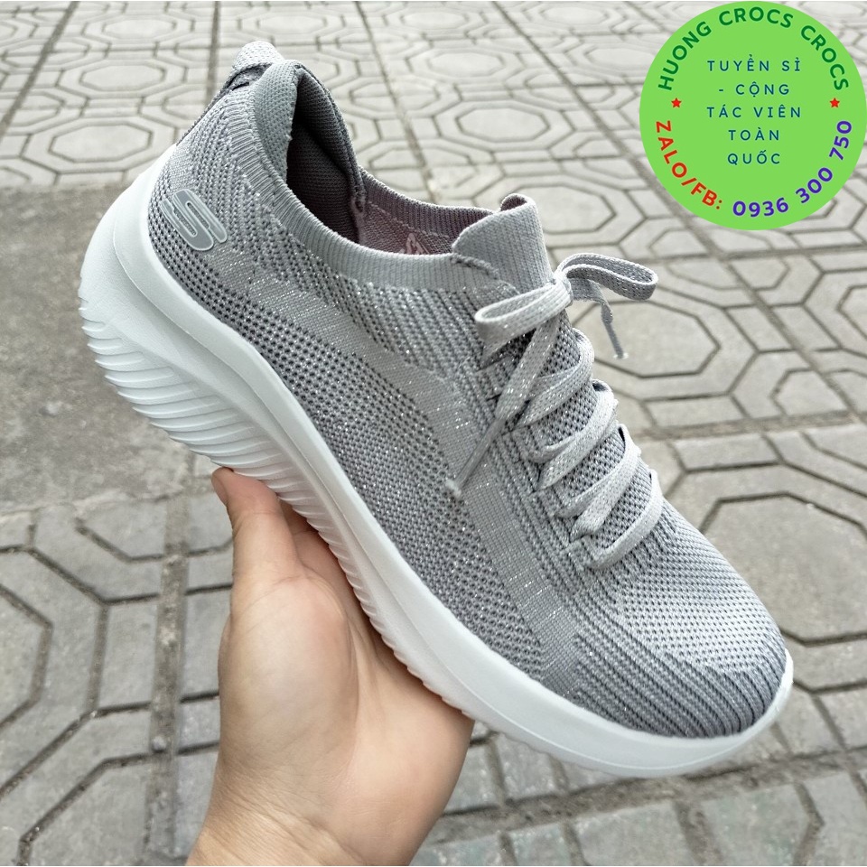 GIÀY THỂ THAO SKECHERS UNTRA FLEX GLIMMER SKY 3.0 CHO NỮ MÀU GHI