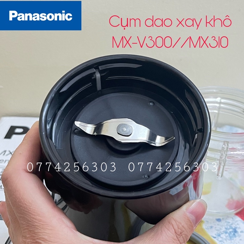 Linh kiện - Cối xay khô thuỷ tinh, Dao xay khô máy xay Panasonic MX-V310 MX-V300 V310 và V300