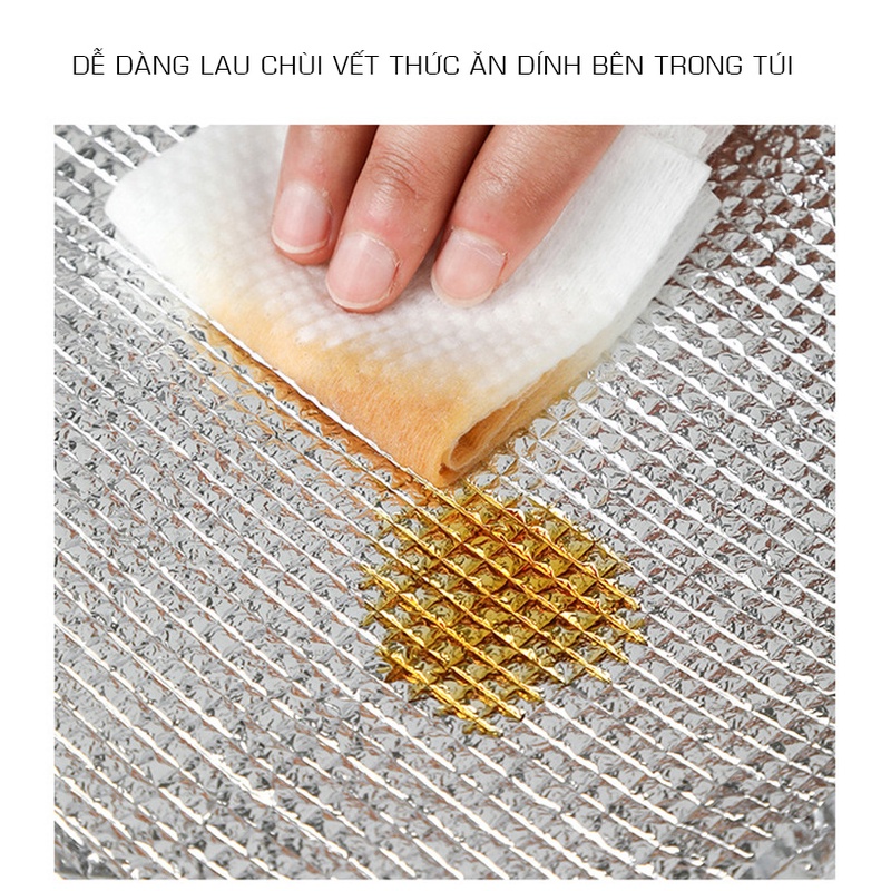 Túi Đựng Cơm Giữ Nhiệt Phối Nền Hoạt Hoạ Đáng Yêu L2246