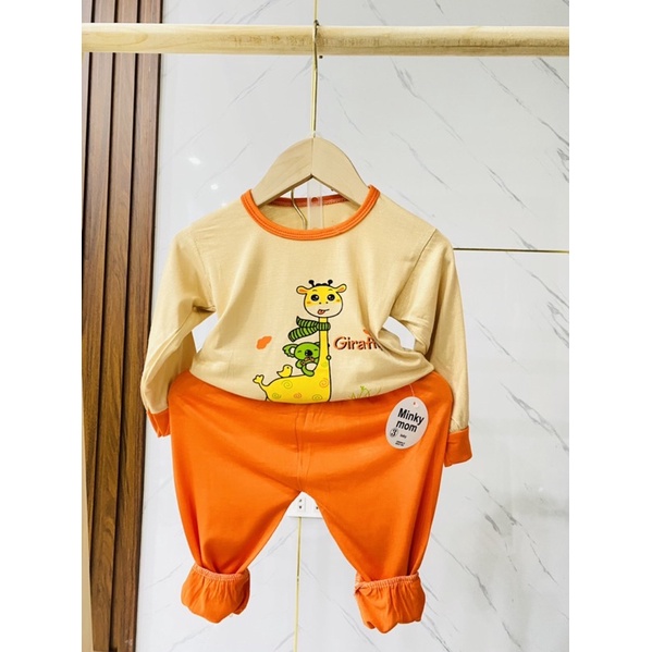 Bộ thun lạnh tay dài cho bé trai và gái 8-18kg hàng loại 1 nha