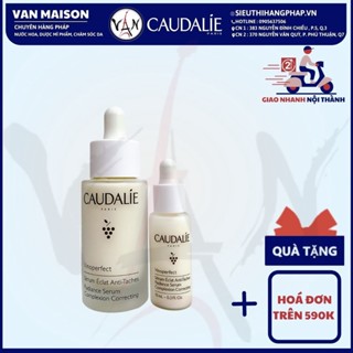 Tinh chất caudalie hỗ trợ ngăn ngừa nám tàn nhang làm mờ đốm nâu vinoperfect radiance serum 10ml 30ml